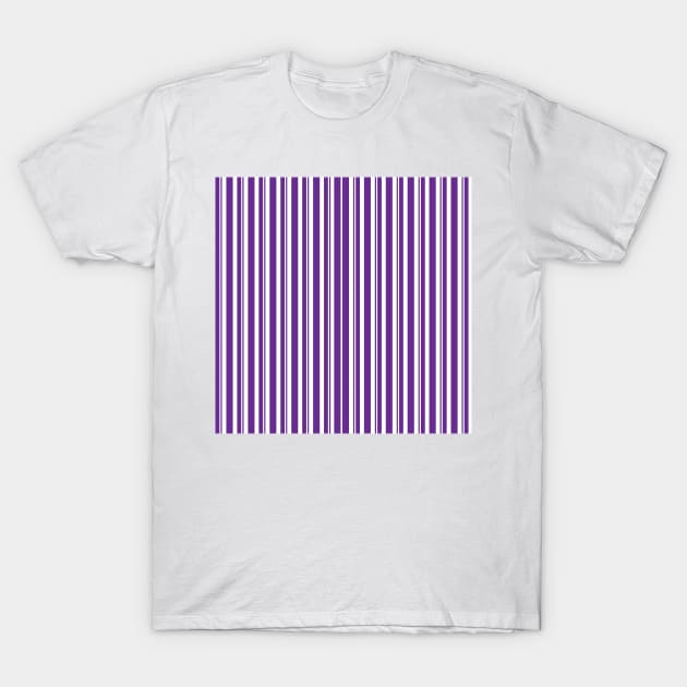 Dapper Stripes, Purple T-Shirt by Heyday Threads